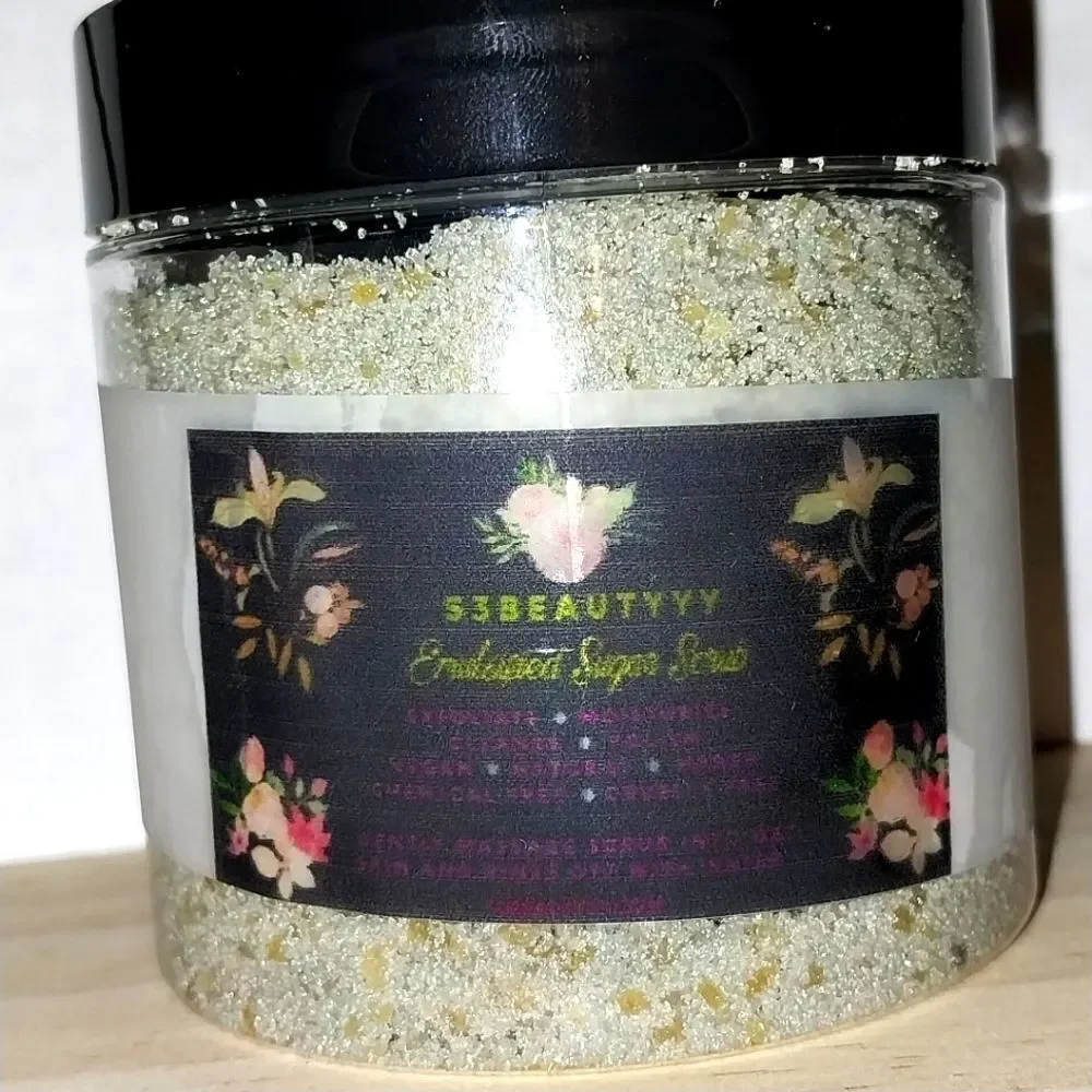 Hand crafted Berry Jasmine Emulsified Sugar Scrub 6oz